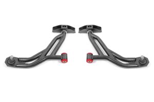 Ford Shelby GT500 Control Arms - Lower - BMR Suspension - Non-Adj. Poly/Delrin - Black Hammertone - `10-`14